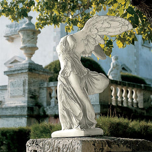 Nike of Samothrace Winged Greek Roman Goddess of Garden