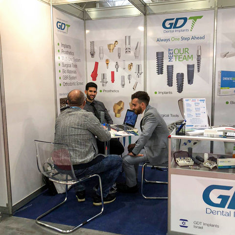 GDT Dental Implants customer service team in DENTA 2019 Dental Expo