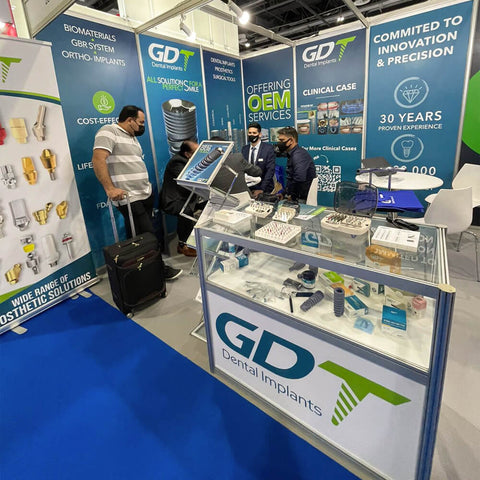 GDT Dental Implants Service Team in AEEDC International Dental Conference 2022 - Dubai, UAE