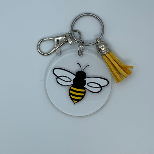 Bee Keychain Motivational, Positive Keychain