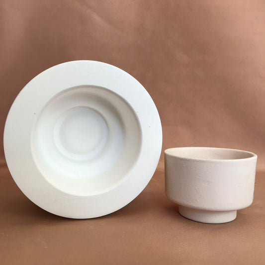 Slip Casting Mold Ceramics,craft Kit,plaster Mug,ceramic Casting