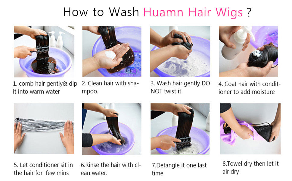 How To Wash Your Human Hair Lace Wigs?