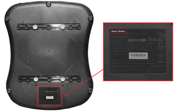 Locate Your Model Number