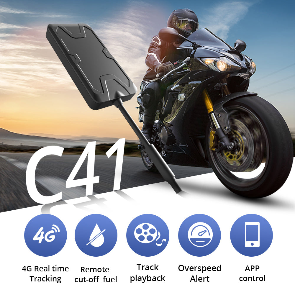 Adaptabilidad Matón humedad Rastreador GPS Oculto 4G para Moto - C41 – LNCOON