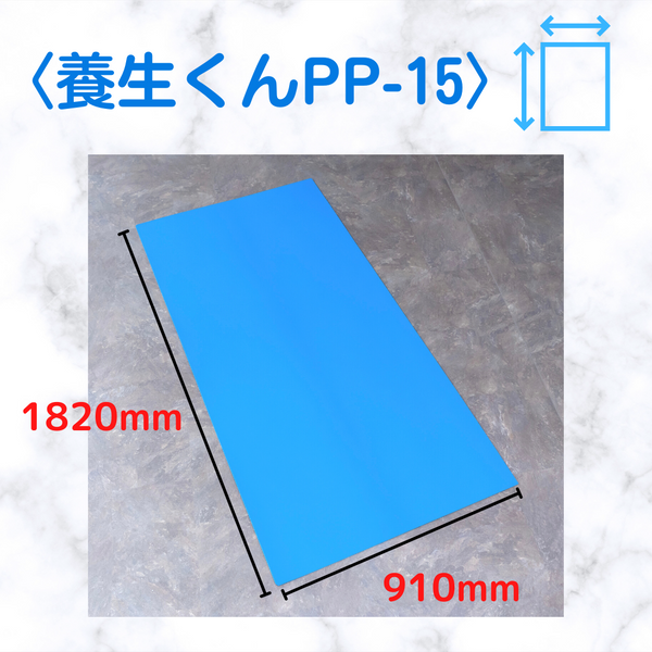 養生ボード 床養生材 プラスチック ハード 青 10枚 厚さ1.5mm 養生くんPP-15 第一大宮 塗装