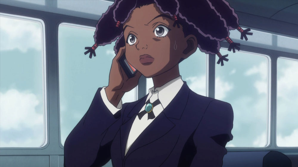 Canario de "Hunter x Hunter" - Personajes de anime femeninos negros