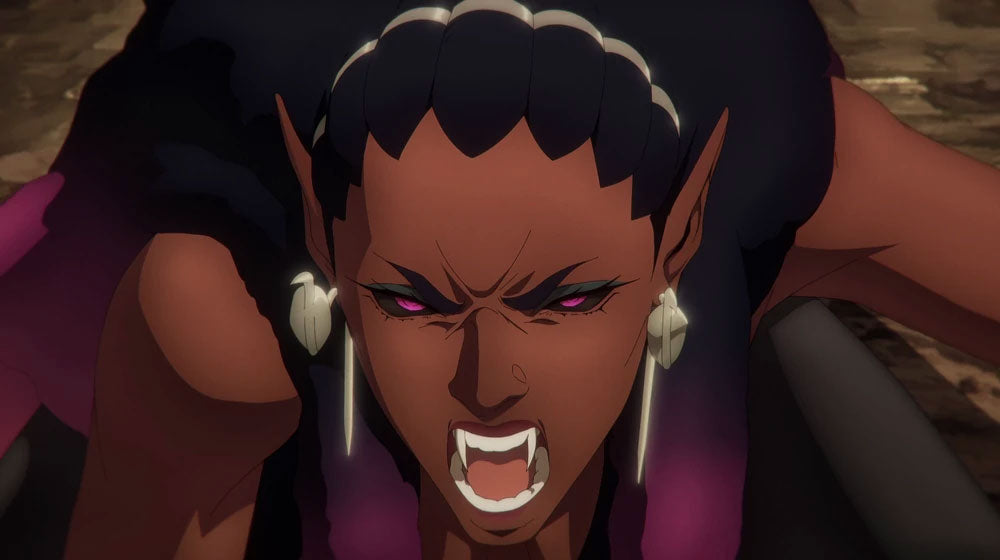 Drolta Tzuentes de "Castlevania: Nocturne" - Personajes de anime femeninos negros