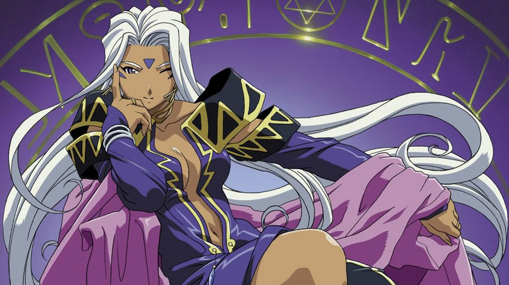 Urd de "Ah! My Goddess" - Personajes de anime femeninos negros