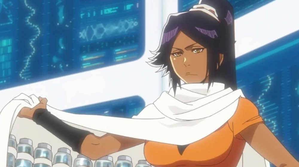 Yoruichi Shihouin de "Bleach" - Personajes de anime femeninos negros