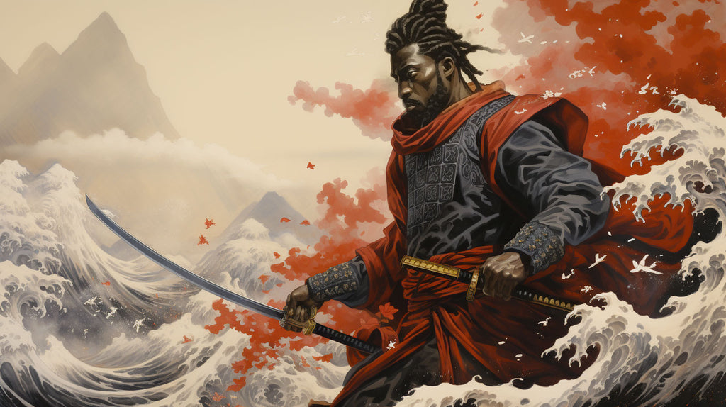 ukiyo-e Yasuke African Samurai