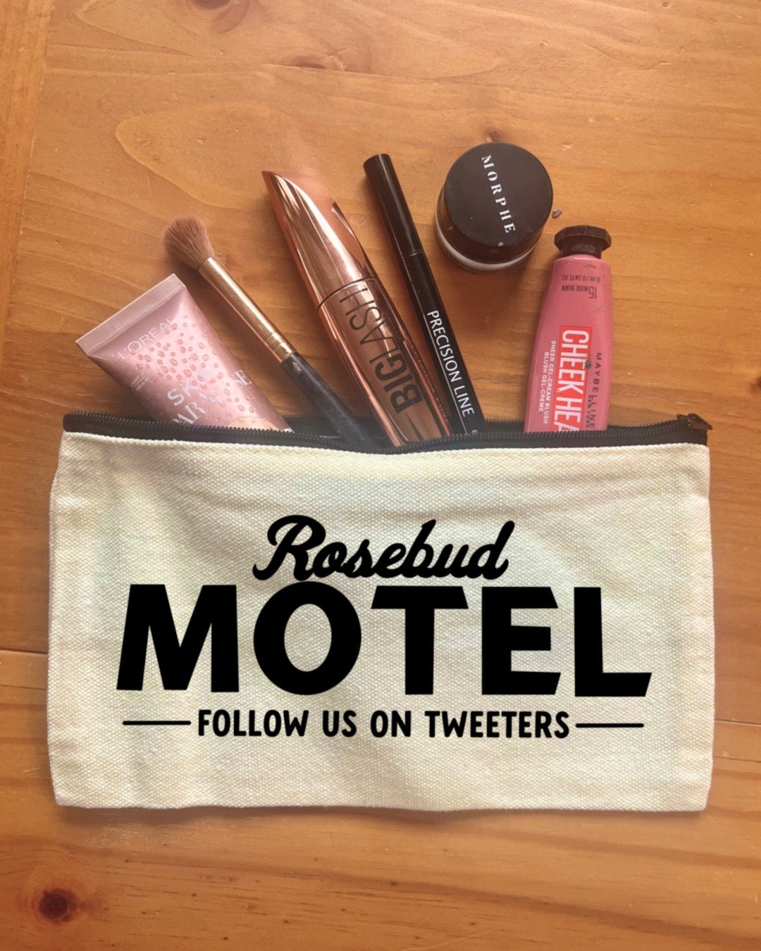 Rosebud Motel | Schitt's Creek | Pencil | Makeup Bag Small – Studios