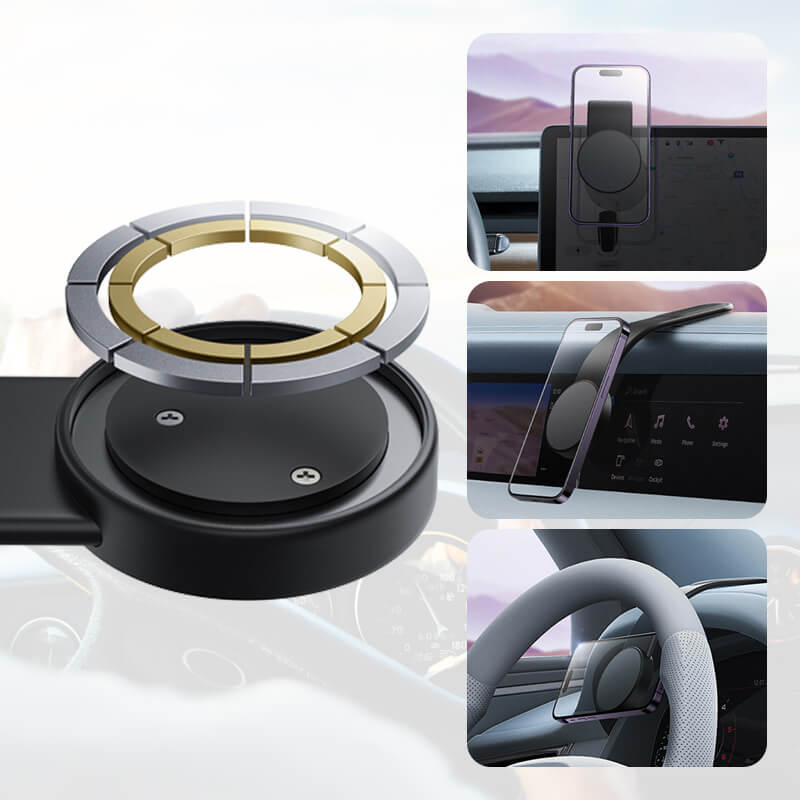 Scooch MagSafe - Soporte de coche compatible con cualquier teléfono  inteligente [MagMount] compatible con MagSafe, imanes fuertes, soporte  magnético