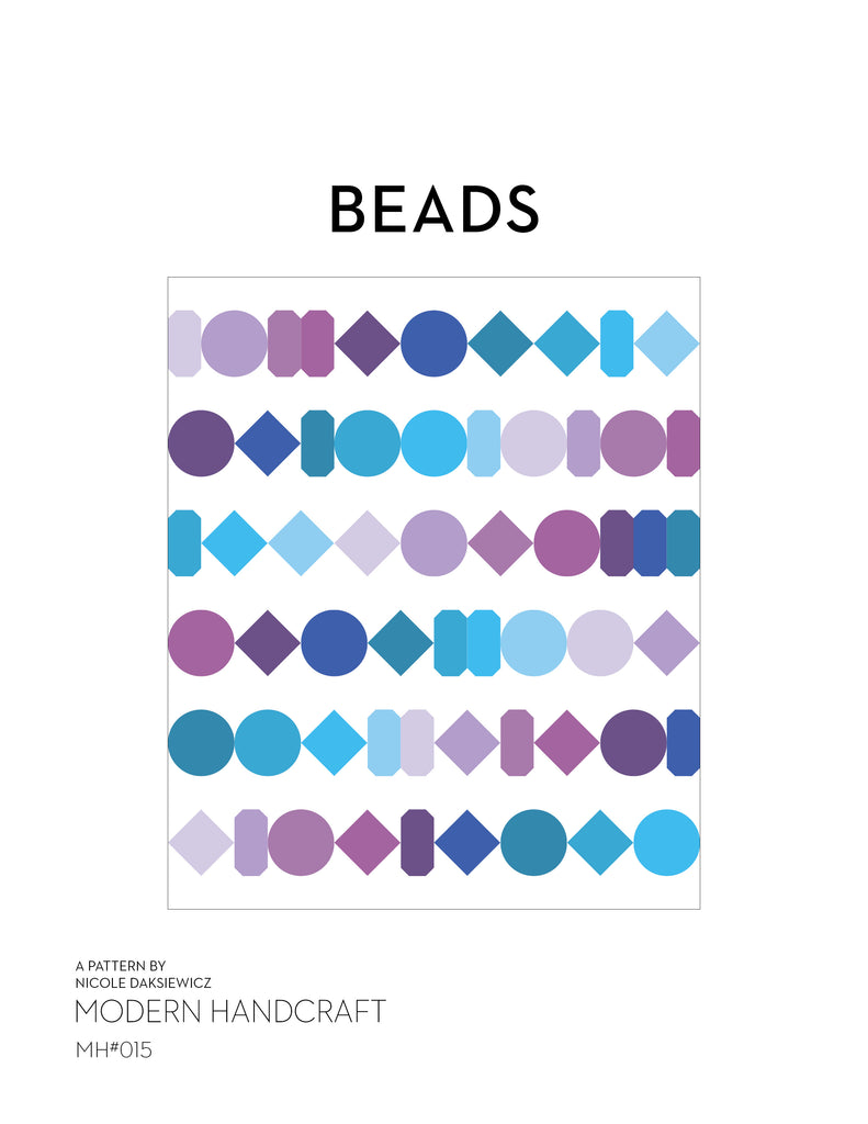 Beads Quilt / Cover Quilt Version - Modernhandcraft.com