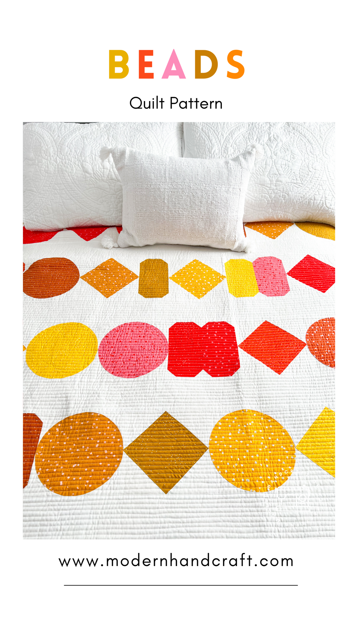 Beads Quilt Pattern / Starburst Version - Modernhandcraft.com