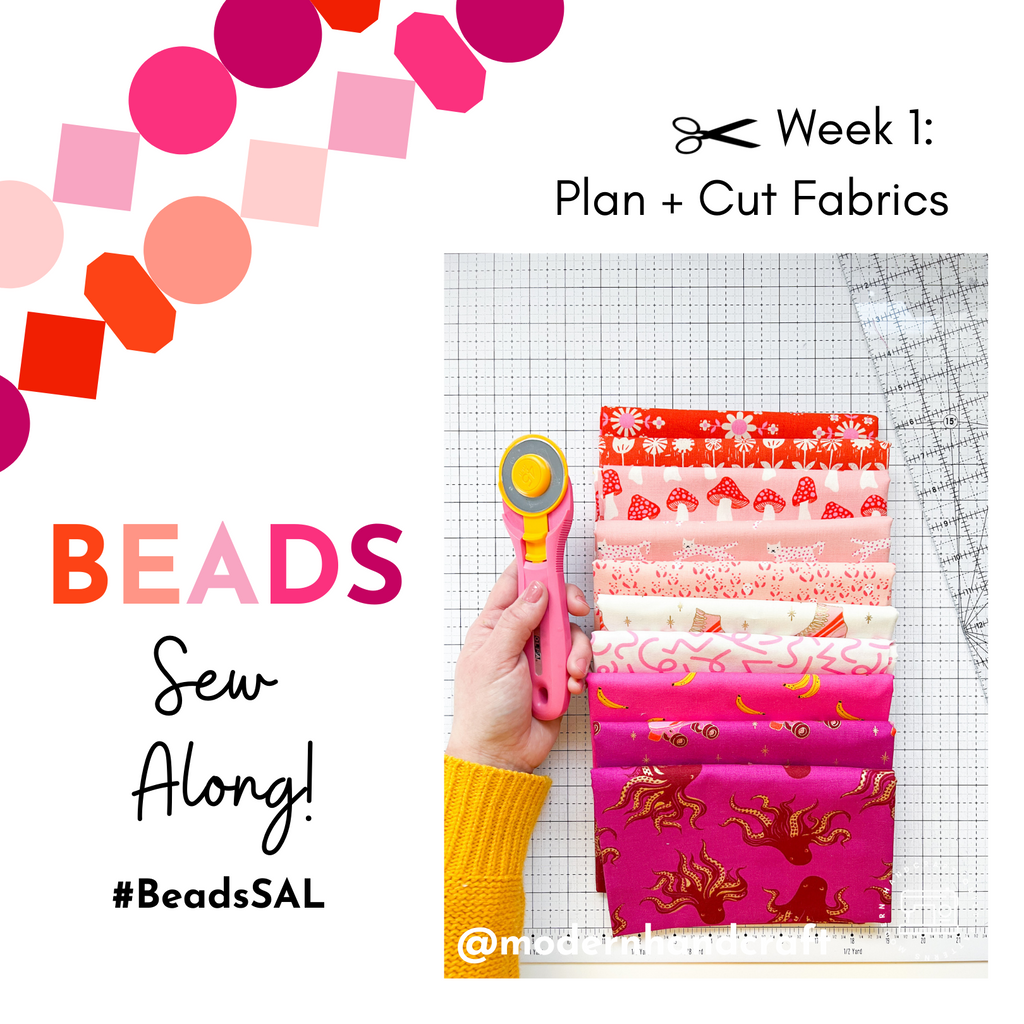 Beads Quilt Sew Along Week 1 - Modernhandcraft.com