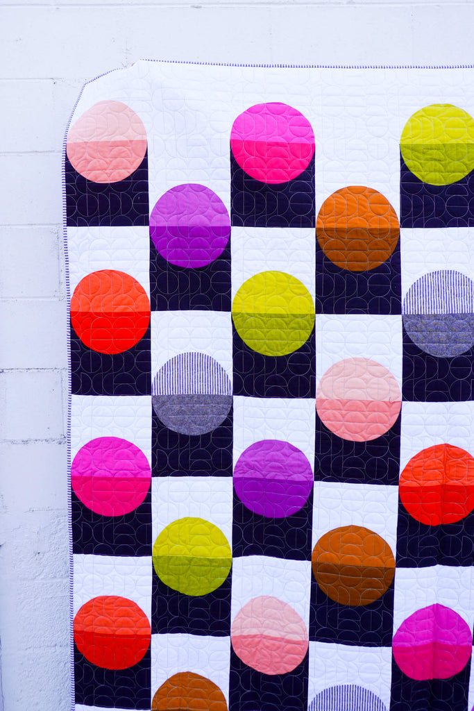 Checkers Quilt - Palette Picks Version by Modernhandcraft.com