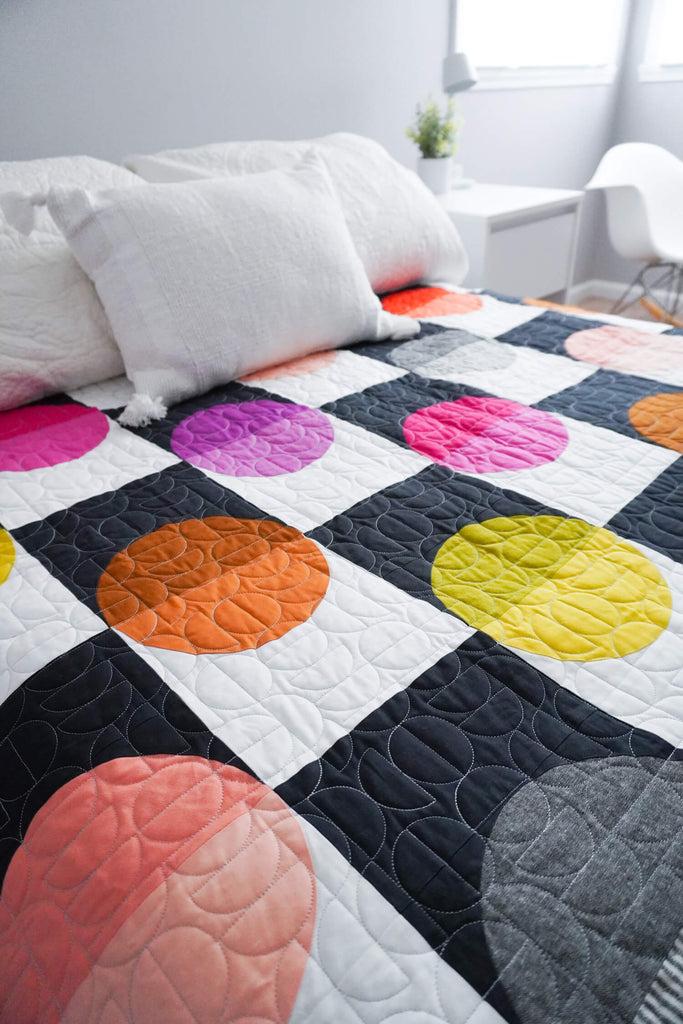 Checkers Quilt - Palette Picks Version by Modernhandcraft.com