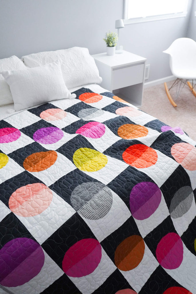 Checkers Quilt - Palette Picks Version by Modernhandcraft.com