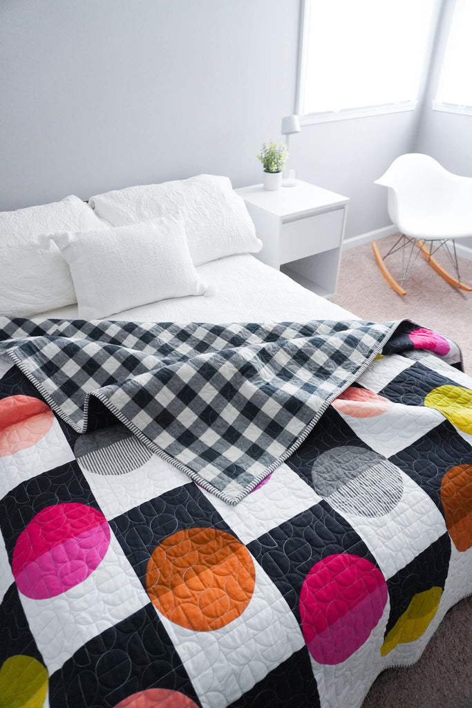 Checkers Quilt - Palette Picks Version by Modernhandcraft.com