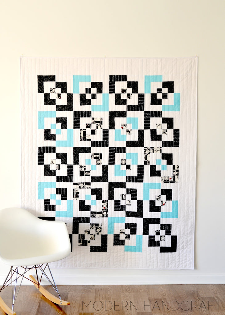 Chopped Block Quilt / Tutorial Reboot with MSQC - Modernhandcraft.com