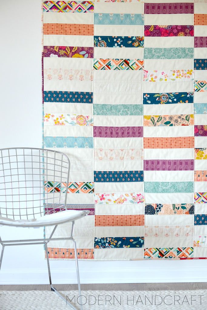 Brick Quilt / Fleet and Flourish Version - Modernhandcraft.com