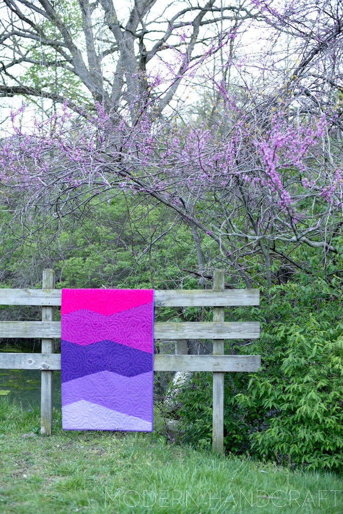 Range Quilt / Sunset Version - Modernhandcraft.com