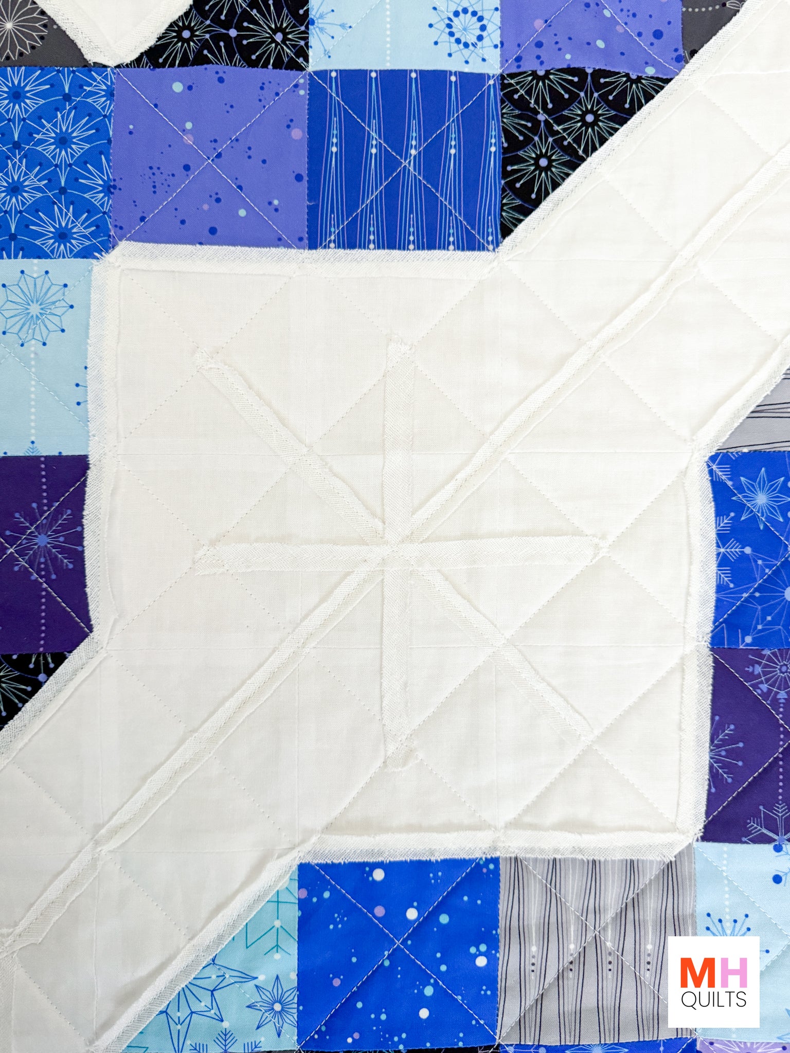 Snowflake Quilt - Deco Frost Version by Modern Handcraft