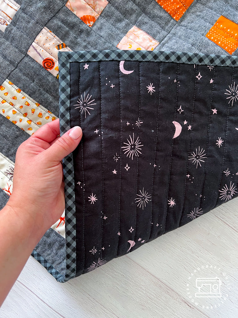 Dot and Dash Quilt - Spooky 'n Sweet Version by Modern Handcraft