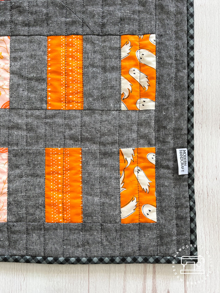 Dot and Dash Quilt - Spooky 'n Sweet Version by Modern Handcraft