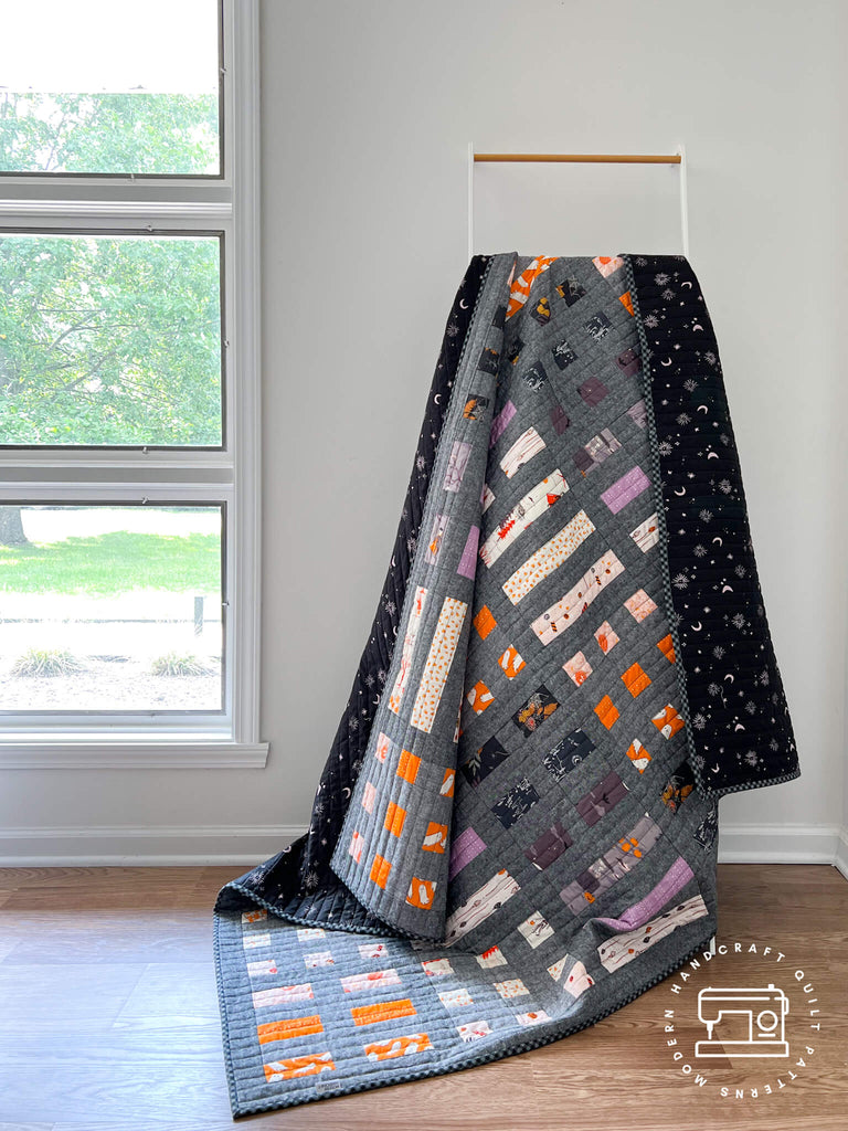 Dot and Dash Quilt - Spooky 'n Sweet Version by Modern Handcraft