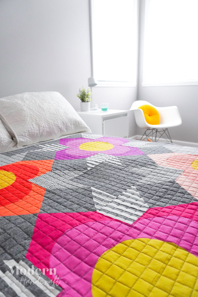 Flower Shop Quilt Pattern - Palette Picks Version by Modern Handcraft