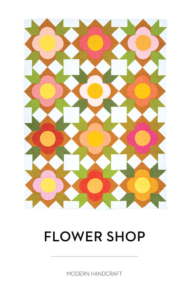 Flower Shop Quilt Pillow Tutorial by Modern Handcraft