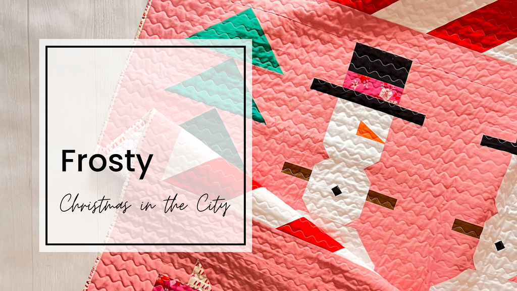 Frosty Quilt - Christmas in the City Version by Modernhandcraft.com