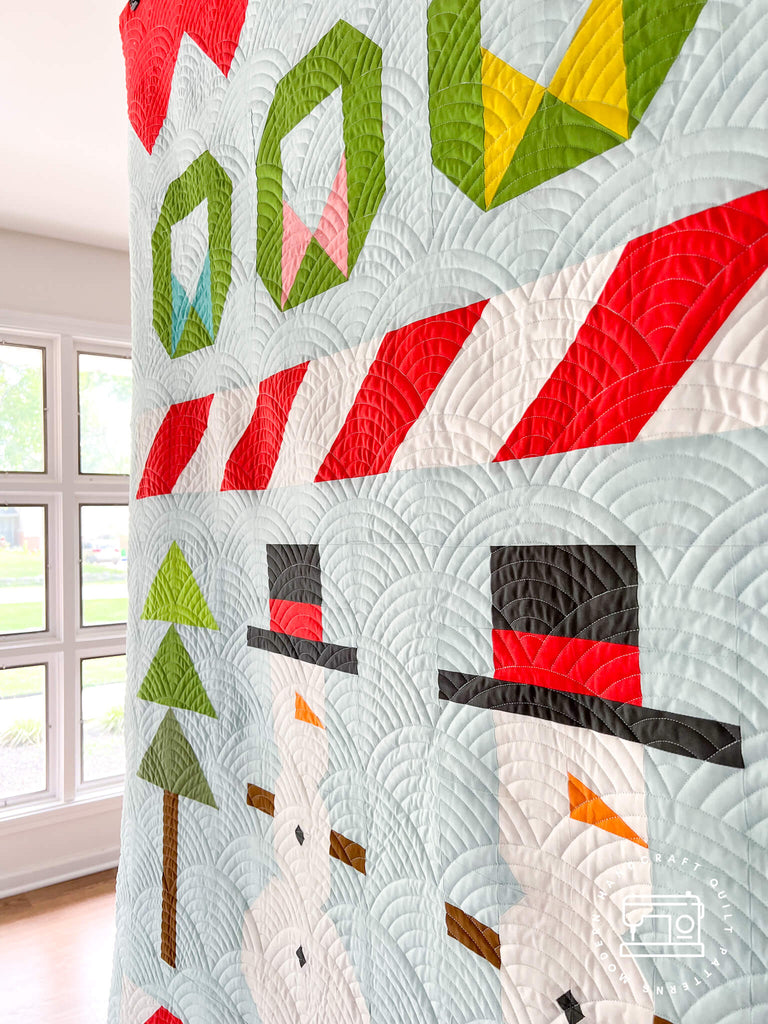 Frosty Quilt - Bella Solids Version by Modern Handcraft