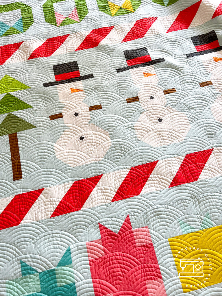 Frosty Quilt - Bella Solids Version by Modern Handcraft