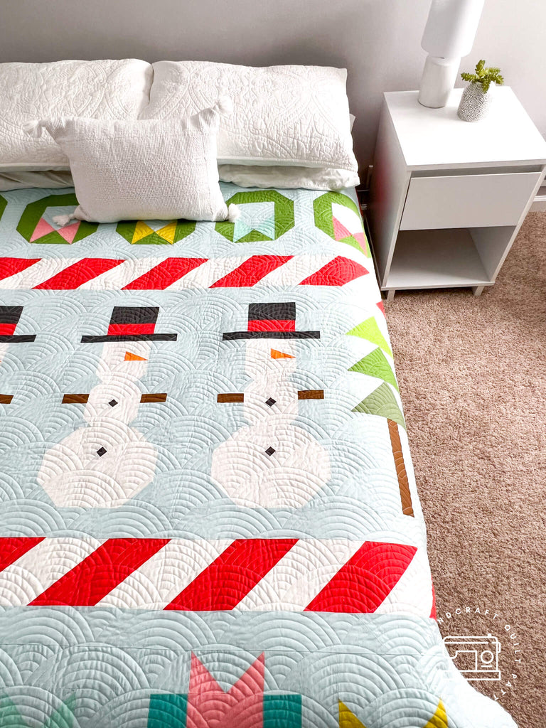 Frosty Quilt - Bella Solids Version by Modern Handcraft