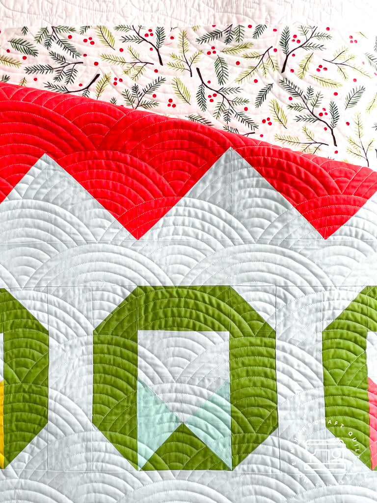 Frosty Quilt - Bella Solids Version by Modern Handcraft