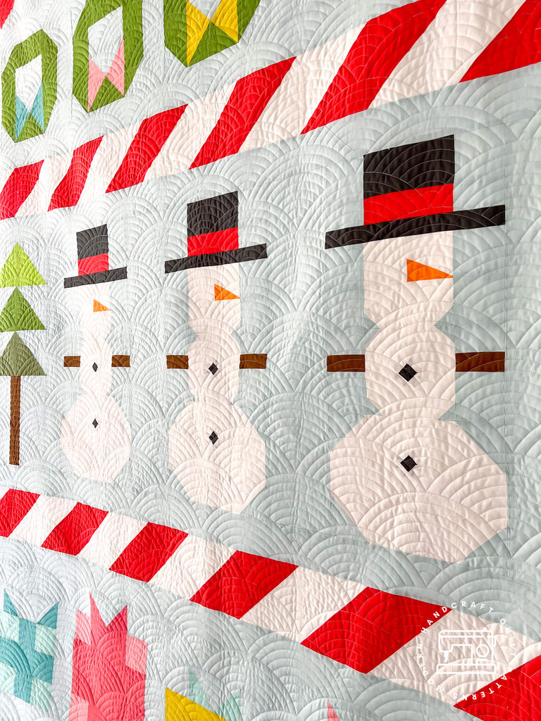 Frosty Quilt - Bella Solids Version by Modern Handcraft