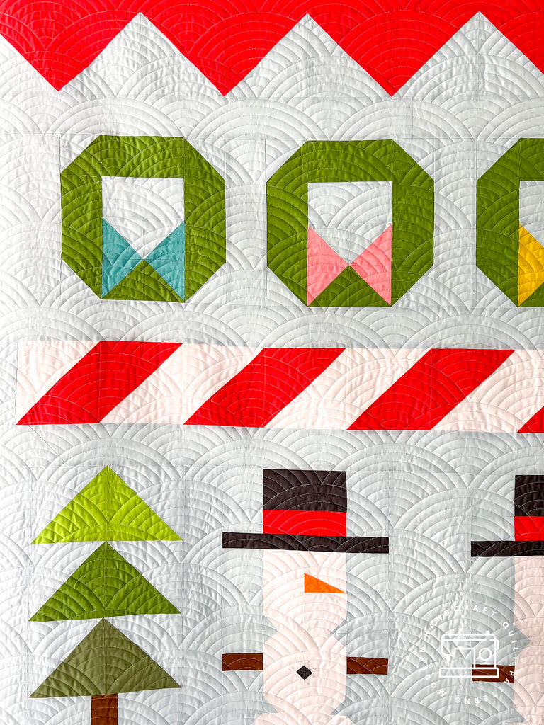 Frosty Quilt - Bella Solids Version by Modern Handcraft