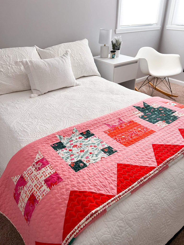 Frosty Quilt - Christmas in the City Version by Modernhandcraft.com