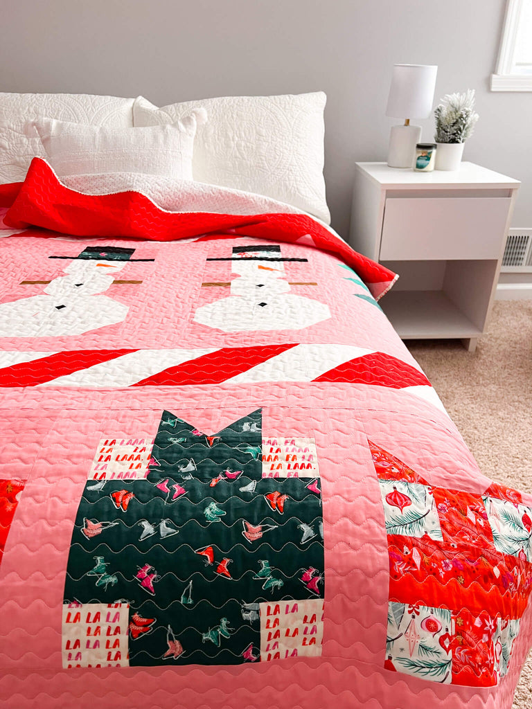 Frosty Quilt - Christmas in the City Version by Modernhandcraft.com