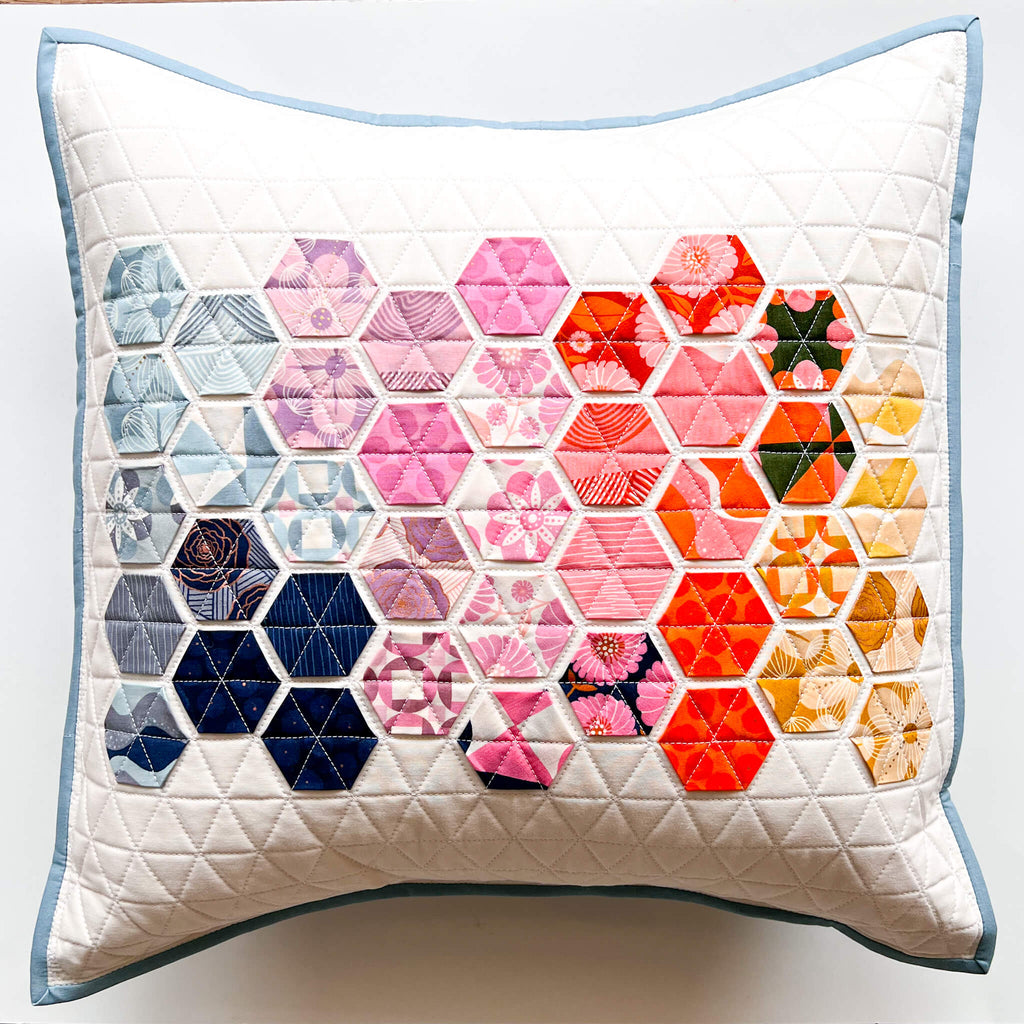 Hexie Pillow - Floradora Version by Modern Handcraft