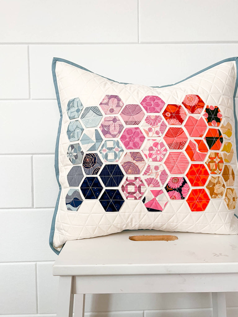 Hexie Pillow - Floradora Version by Modern Handcraft