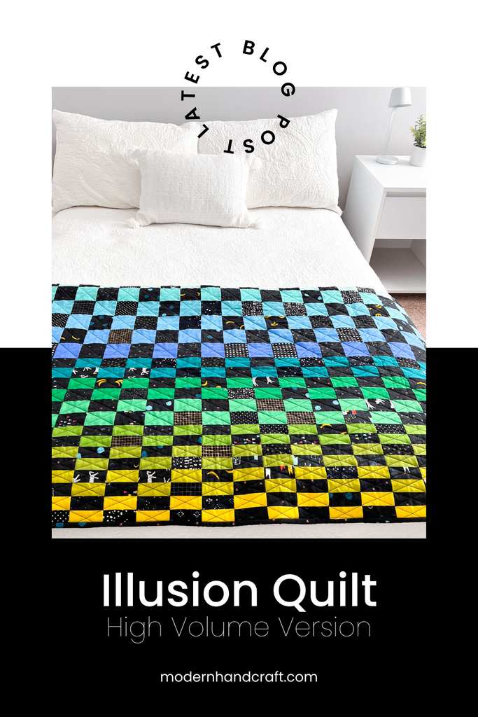 Illusion Quilt - High Volume Version by Modern Handcraft