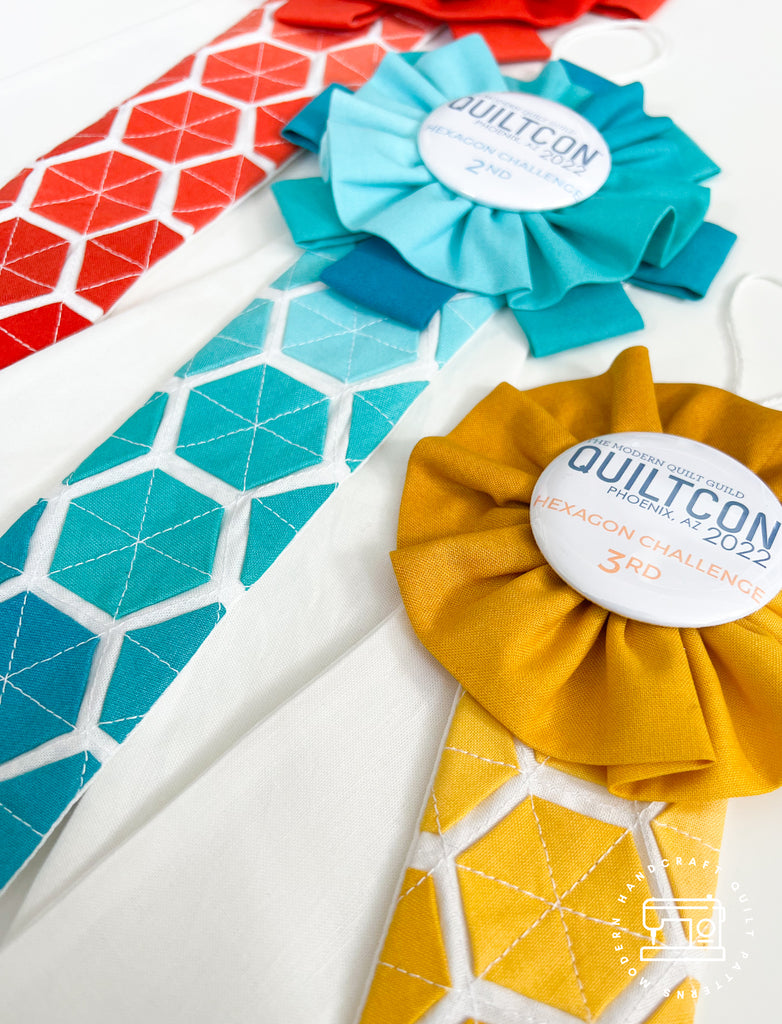 Quiltcon 2022 Award Ribbons / Modernhandcraft.com