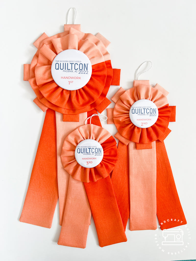 Quiltcon 2022 Award Ribbons / Modernhandcraft.com