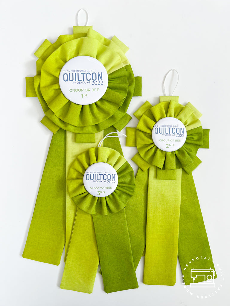 Quiltcon 2022 Award Ribbons / Modernhandcraft.com