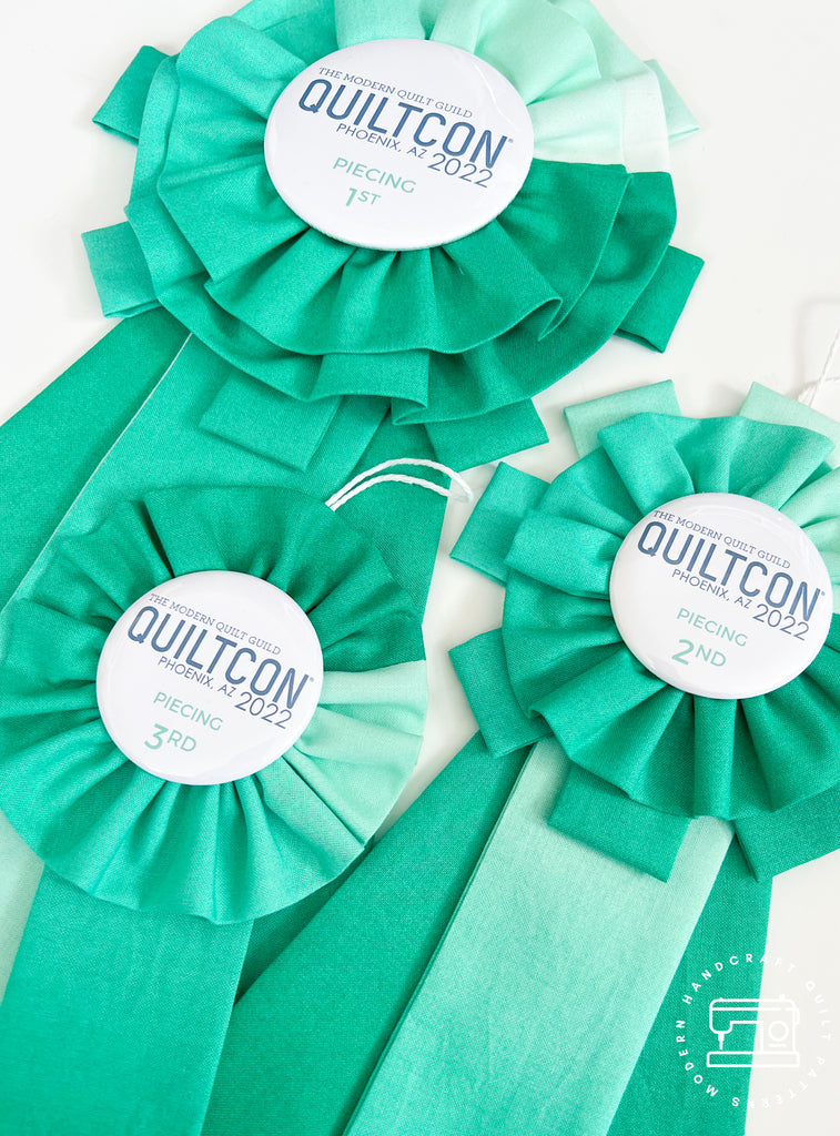 Quiltcon 2022 Award Ribbons / Modernhandcraft.com