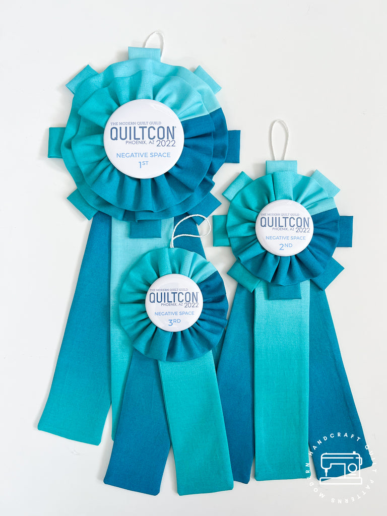 Quiltcon 2022 Award Ribbons / Modernhandcraft.com