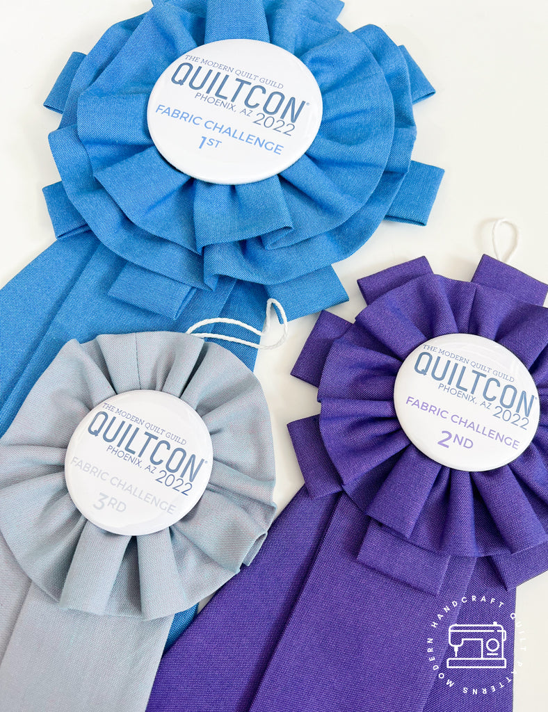 Quiltcon 2022 Award Ribbons / Modernhandcraft.com